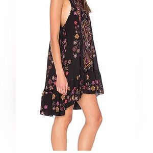 Intimately by Free People Annka Boarder boho hippie slip dress. Sz XS.
